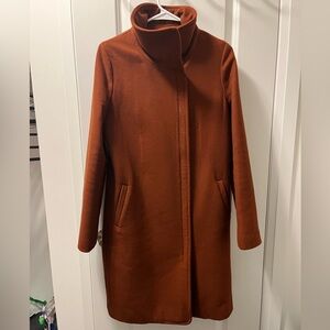 Elegant Rust Women's Coat